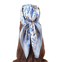 BSBH Foulard Carré de Luxe Personnalisé en Soie Polyester 70cm – Accessoire Tête et Cou de Haute Qualité