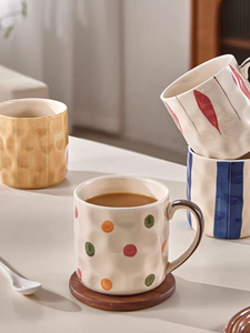 High Quality Cartoon Stoneware Ceramic Coffee Mugs-Long Life Reusable Dishwasher & Microwave Safe Brown <b>for</b> <b>Presents</b> - Product Image 3