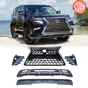 Grille de radiateur CZJF, spoiler inférieur avant et arrière pour Lexus GX460 2022, kit carrosserie édition noire - Product Image 1