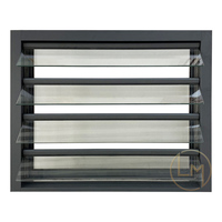 Ventanas de Aluminio con Doble Acristalamiento y Persianas, Diseño Moderno para Interiores de Casas y Villas, Ventana de Aluminio con Persianas para Baño