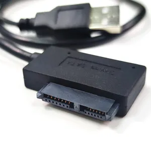 Hot Verkopen Mini Sata Cd/Dvd/Bluray Rom/Rw Naar Usb 2.0 Adapter Kabel