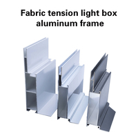 Boîtier lumineux en aluminium extrudé anodisé sur mesure ODM, résistant à l'usure, pour kiosque commercial extérieur et publicités de salon
