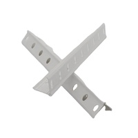 Profilé d'angle en PVC pour cloison sèche, plastique 1-1/4'' vinyle, plâtre pour cloison sèche en gypse, intérieur