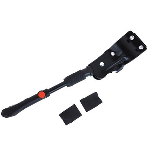 Béquille de vélo Changcang 40-45 cm réglable en métal pour VTT et vélo de route, noire - Product Image 1