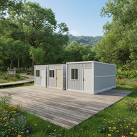 Maison de vacances pliable certifiée Eco-Label Nordic Swan, faible teneur en formaldéhyde, modèle NORD-ECO
