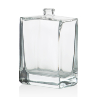 Bouteille de parfum en verre transparent à base épaisse OEM ODM en gros, flacon de parfum vide haut de gamme, diffuseur en verre, vente chaude
