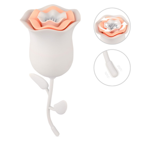 Vibrador Sweet Secret Rose, Color Rosa, Silicona ABS, Rotación y Vibración, Juguete de Estimulación para Adultos - Product Image 2