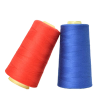 Fil mélangé 100% polyester de haute qualité à prix avantageux pour la couture de manteaux, haute ténacité, respectueux de l'environnement