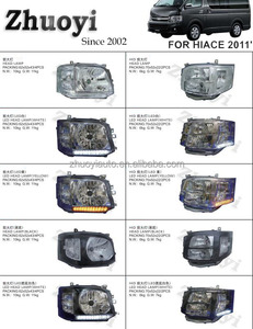 Bộ phụ kiện độ thân xe Chrome tùy chỉnh cho xe Toyota HIACE KDH 200 Series Van 2005-2018, bao gồm ốp gương chiếu hậu, chắn bùn, tay nắm cửa. - Product Image 5