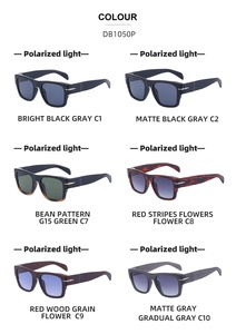 <span class=keywords><strong>Occhiali</strong></span> <span class=keywords><strong>da</strong></span> <span class=keywords><strong>sole</strong></span> 2025 retrò struttura quadrata esplosiva moda tendenza grigio UV protezione Anti-riflettenti <span class=keywords><strong>lenti</strong></span> polarizzate uomo - Product Image 5