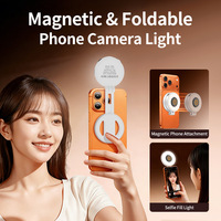 Nouvelle Lampe LED Magnétique Pliable et Rétractable 2026 pour Conférences Vidéo sur Ordinateur, Lumière Douce Beauté, Mini Lampe de Protection Oculaire