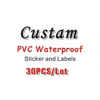 100pcs 2.5-8CM Autocollants de logo personnalisé Designs personnalisés avec adhésif pour étiquettes d'emballage de mariages et anniversaires