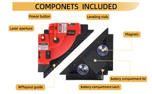 Langsung dari Pabrik 90 °   <span class=keywords><strong>Laser</strong></span> Right <span class=keywords><strong>Angle</strong></span> <span class=keywords><strong>Level</strong></span>: Alat Pengukur Sudut, Logo Dapat Disesuaikan, Presisi Tingkat Industri, Dukungan OEM - Product Image 6