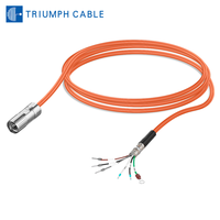 Câble d'alimentation servo S200 6FX3502-5CL12 avec connecteur câble de moteur de câble d'alimentation pré-assemblé adapté à Siemens
