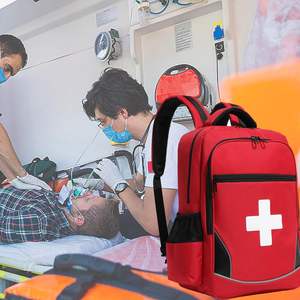 Mochila Médica de Emergencia Vacía de Muestra Gratuita, Bolsa de Primeros Auxilios para Emergencias Médicas, Campismo, Senderismo, Atención Médica Domiciliaria, Excursiones - Product Image 6