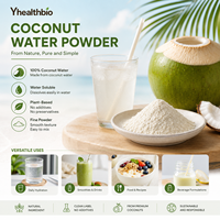 Poudre de jus de noix de coco en marque blanche, base naturelle de noix de coco, formule personnalisée pour le marché de détail des boissons