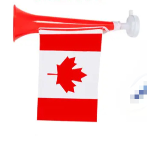 Corneta <span class=keywords><strong>de</strong></span> Plástico Personalizada para Fanáticos del Fútbol, Vuvuzela para Partidos <span class=keywords><strong>de</strong></span> Fútbol, <span class=keywords><strong>Precio</strong></span> Económico, <span class=keywords><strong>Trompeta</strong></span> para Eventos Deportivos con Banderas - Product Image 2