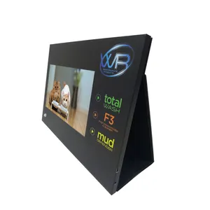 Pantalla de cartón LCD personalizada, punto de venta, pantalla de papel de encimera de vídeo LCD 2019