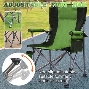 Dashing Wholesale Outdoor Green Oxford Fabric Steel Tube Portable Adult Ultralight <strong>Folding</strong> Beach Collapsible Camping Beach <strong>Chair</strong> - Product Image 4