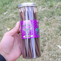 Cône de papier à rouler brun de cônes d'enveloppes de chanvre aromatisé mélangé avec la coutume de soutien de 9 saveurs