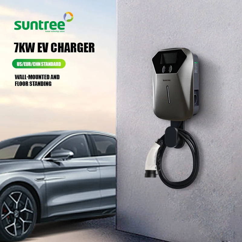 OEM 7-22kw AC Ocpp Wallbox Ev Car Charging Pile With Type 1 Or Type 2 Plug Floor-mounted Charging Stations · image 2