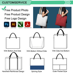Borse Shopper in Tela di Cotone 140gsm 150gsm Personalizzabili con Logo Personalizzato Borsa Shopper Semplice per Sublimazione - Product Image 5