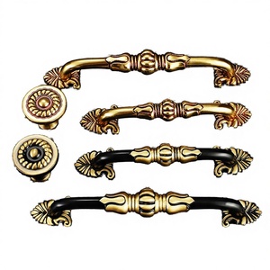 Manijas Modernas Nórdicas para Puertas y Gabinetes, Decorativas en Latón Dorado Europeo para Apartamentos - Product Image 3