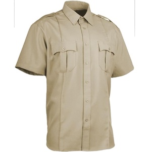 100% Polyester Ngắn Tay Áo Mens bảo vệ an ninh đồng phục áo sơ mi với huy hiệu Vai - Product Image 3