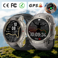 Reloj Inteligente Deportivo para Exteriores DM59 con Mapas Fuera de Línea y Rastreador GPS, Resistente al Agua 5ATM, Cuerpo Metálico de Doble Color, para Natación y Ciclismo