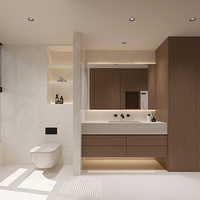 Carrelage en porcelaine mat effet marbre beige crème 400x800mm, antidérapant, facile à nettoyer, imperméable pour sol, mur, salle de bain, salon, hôtel