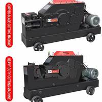 Machine à couper les barres d'armature GQ45 haute efficacité, vente chaude, coupe-barres en acier de 6-32 mm avec moteur pour la construction