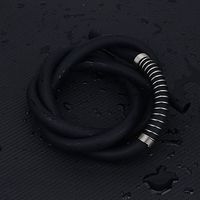 Tuyau à chicha ABWU Adwad en silicone mat givré, carré, 1,5 mètre, durable, pour accessoires de narguilé