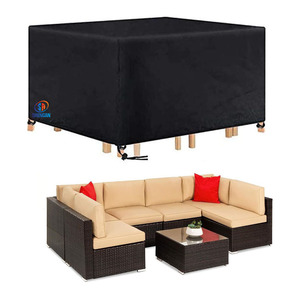 Cubierta impermeable superior para <span class=keywords><strong>muebles</strong></span> de exterior, a prueba de rayos Uv, para exteriores, impermeable, para mesa y silla, funda para sofá - Product Image 1