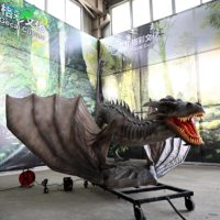 Produit Monstre Gecai-Modèle de dragon animatronique grandeur nature