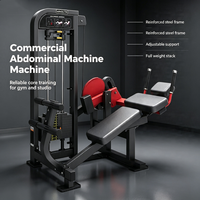 Équipement de musculation de haute qualité, export direct d'usine, équipement de fitness commercial, machine à crunch abdominal pour salle de sport intérieure avec garantie