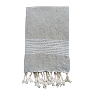 Hecho en Turquía de alta calidad de algodón de lino de playa Toallas turcas hecho a mano-ropa - Product Image 5