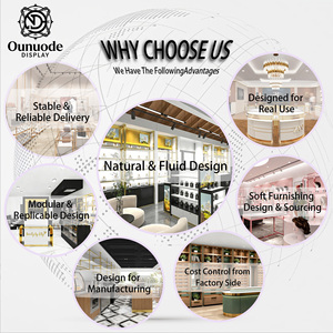 Moderna Estación de Peluquería |   Mesa de <span class=keywords><strong>Barber</strong></span>ía Personalizada y Juego de Espejo LED |   Solución Integral de Muebles y Diseño para Salones de Belleza - Product Image 6