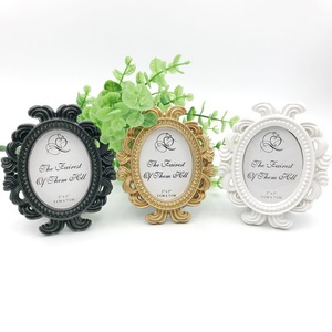 Vintage Wedding <strong>Favour</strong> Bridal Shower Guest Gift Victorian Baroque Photo Frame Place Card Holder <strong>Table</strong> Number - Product Image 1