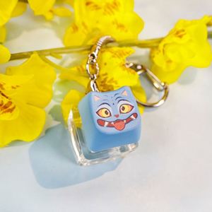 Claviers en forme de chat personnalisés, porte-clés multi-formes, jouet porte-clés LED, porte-clés anti-stress, claviers mécaniques, claviers anime personnalisés - Product Image 2