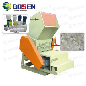 LDPE PP HDPE PE Film Plastic Crushing And Grinding Machine For Selected Waste