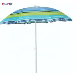 Bellwell Haute Qualité OEM Personnalisé Promotion Grande Taille Pliant Tassl Plage Parapluie