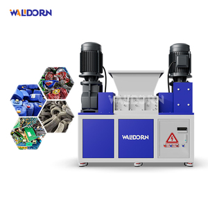 Desktop Electric Automatic Double Shaft Scrap Cardboard Paper Plastic Mini Twin Shredder Crusher - Product Image 1