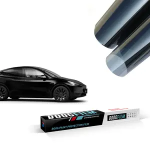 Warna Asli karbon hitam warna jendela mobil mudah dipasang isolasi ultra tipis Film kaca elektrokromik termurah