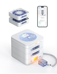 2-ट्रे यात्रा स्मार्ट गोली बॉक्स दिन में 4 बार प्रोग्राम योग्य रिमाइंडर पोर्टेबल डिजाइन स्मृति हानि सहायता बुजुर्ग देखभाल उत्पादों - Product Image 1