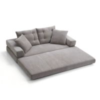 Günstiges Großhandels-Klappsofa, Modulares Stoffsofa ohne Rahmen mit Komprimiertem Schwamm für Villen & Schulen