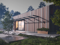 Bâtiments de jardin Extérieur Petites maisons rurales Maison d'été Maisons manufacturées de jardin Maison modulaire préfabriquée à un étage
