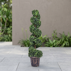Pot de plante décoratif en plastique cylindrique AFF-Plant 120 cm résistant aux UV pour Noël - Product Image 2