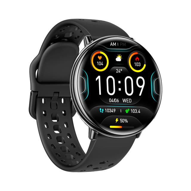 HD21 GPS 1.43'' Smart Watch AMOLED Display SIM Card Call Heart Rate Blood Oxygen Sleep IP68 Waterproof Silicone Strap Men Women
