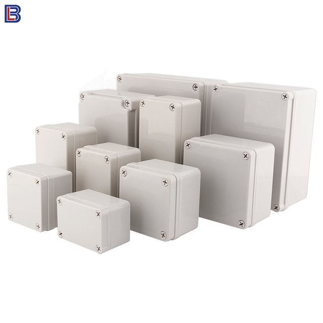 IP65 Waterproof ABS Plastic Wall Mount Electric Junction Box for Outdoor PCB Projects Electric & Instrument Enclosure