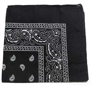 Bandana carré hip-hop punk en coton et polyester multi-usages pour <span class=keywords><strong>homme</strong></span>, accessoire de cheveux, motif fleurs de cajou - Product Image 4